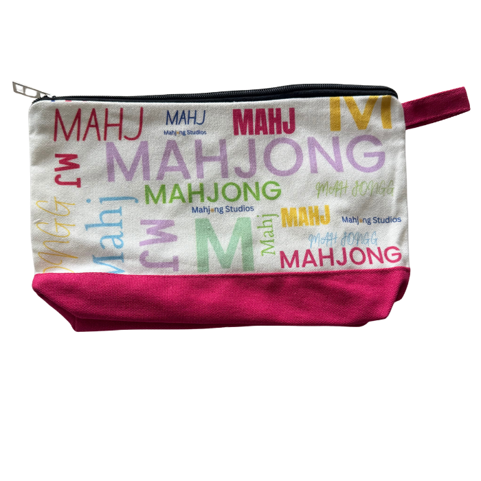 Mahjong Studios Tile Storage Bag Pink