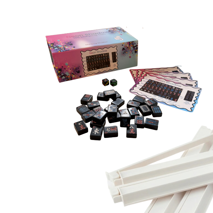 Neon Shadow American Mahjong Tile Set Bundle