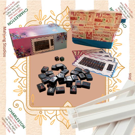 Neon Shadow American Mahjong Tile Set Bundle