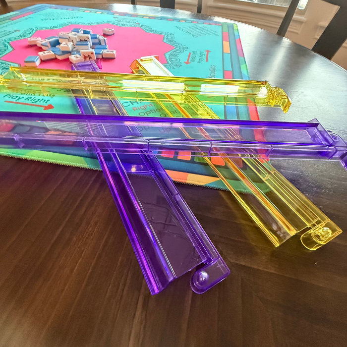 Mardi Gras Mahjong Rack & Attached Pusher Set