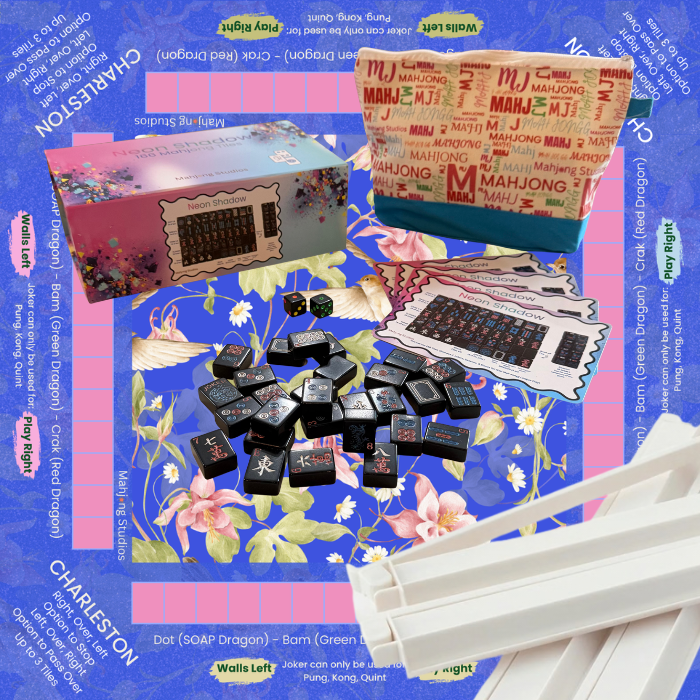 Neon Shadow American Mahjong Tile Set Bundle