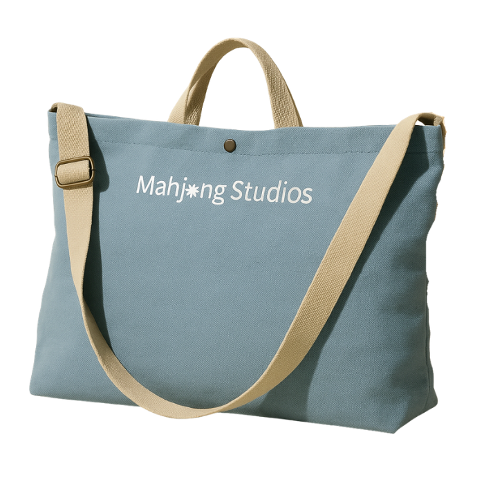 Mahjong Carry All Storage Bag – Canvas - Fits Your bundle