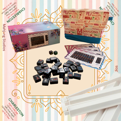 Neon Shadow American Mahjong Tile Set Bundle