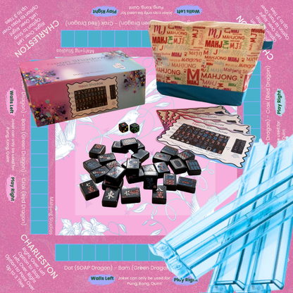 Neon Shadow American Mahjong Tile Set Bundle