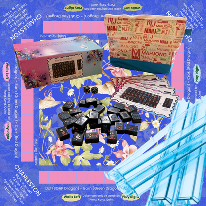 Neon Shadow American Mahjong Tile Set Bundle