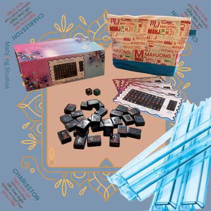 Neon Shadow American Mahjong Tile Set Bundle