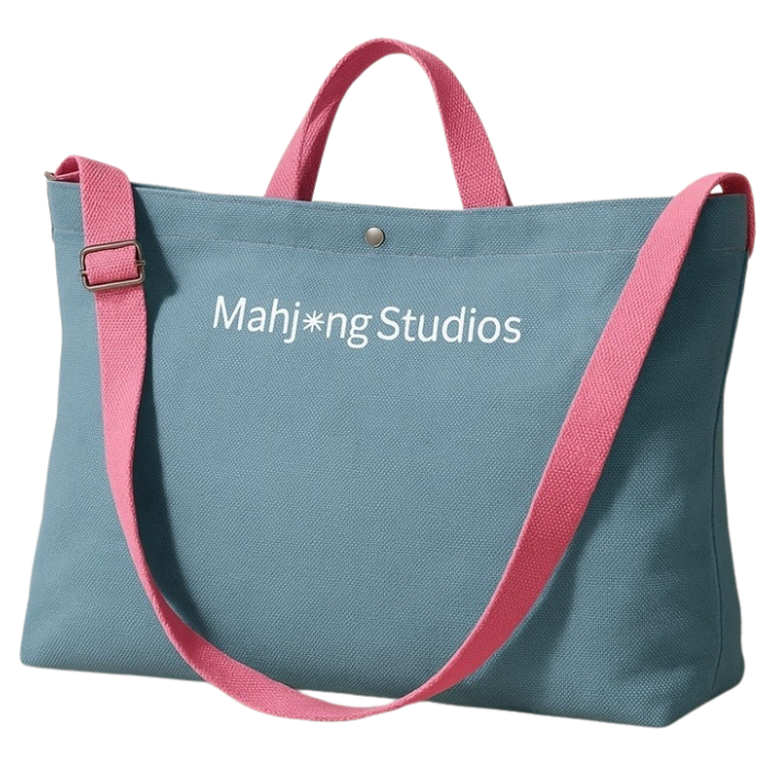 Mahjong Carry All Storage Bag – Canvas - Fits Your bundle