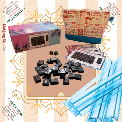 Neon Shadow American Mahjong Tile Set Bundle