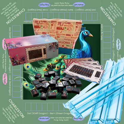 Neon Shadow American Mahjong Tile Set Bundle