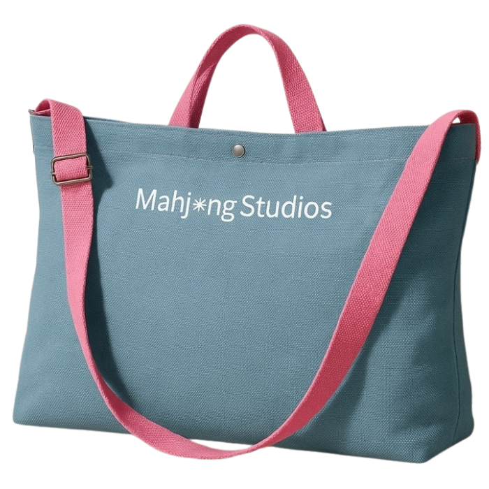Mahjong Carry All Storage Bag – Canvas - Fits Your bundle