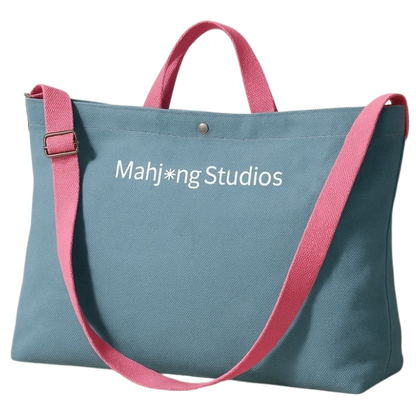 Mahjong Carry All Storage Bag – Canvas - Fits Your bundle
