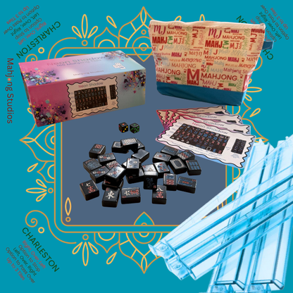 Neon Shadow American Mahjong Tile Set Bundle