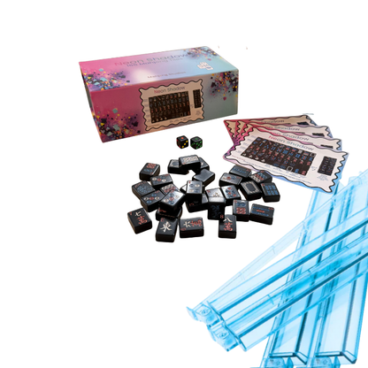 Neon Shadow American Mahjong Tile Set Bundle