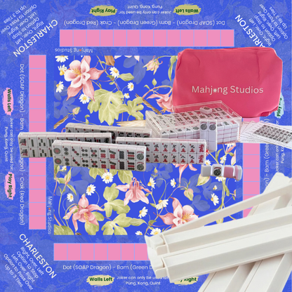 Mahjong Studios – Blush & Bamboo American Mahjong Bundle (166 Tiles)