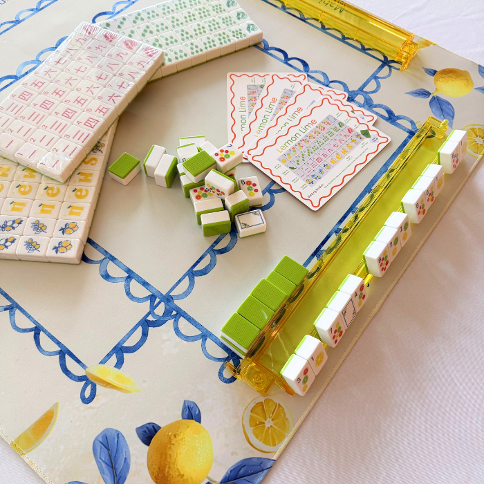 Mahjong Studios – American Mahjong Tiles - Lemon Lime Green Back - PREORDER