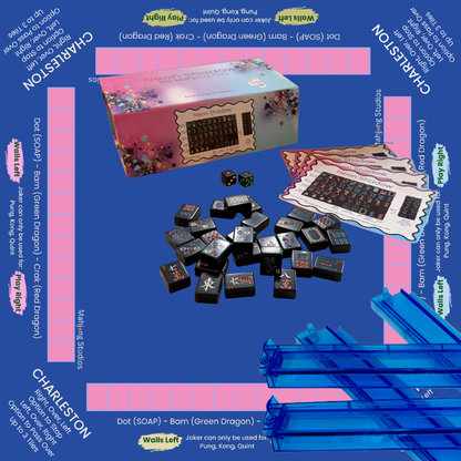 Neon Shadow American Mahjong Tile Set Bundle