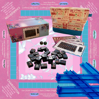 Neon Shadow American Mahjong Tile Set Bundle
