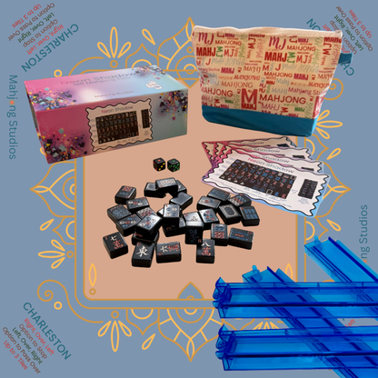 Neon Shadow American Mahjong Tile Set Bundle