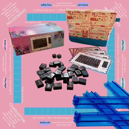 Neon Shadow American Mahjong Tile Set Bundle