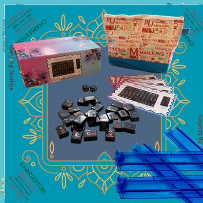 Neon Shadow American Mahjong Tile Set Bundle