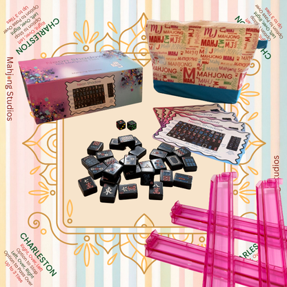 Neon Shadow American Mahjong Tile Set Bundle