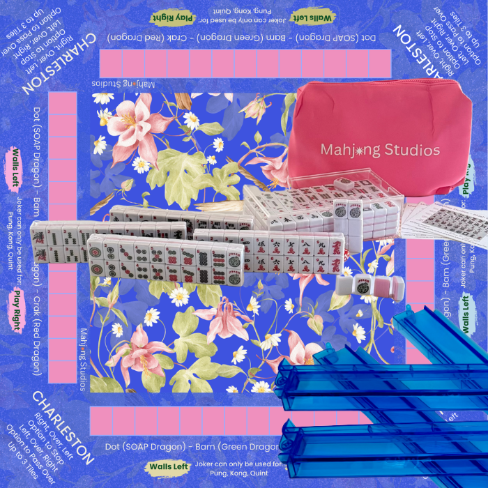 Mahjong Studios – Blush & Bamboo American Mahjong Bundle (166 Tiles)