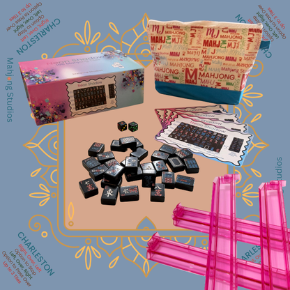 Neon Shadow American Mahjong Tile Set Bundle