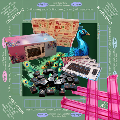 Neon Shadow American Mahjong Tile Set Bundle
