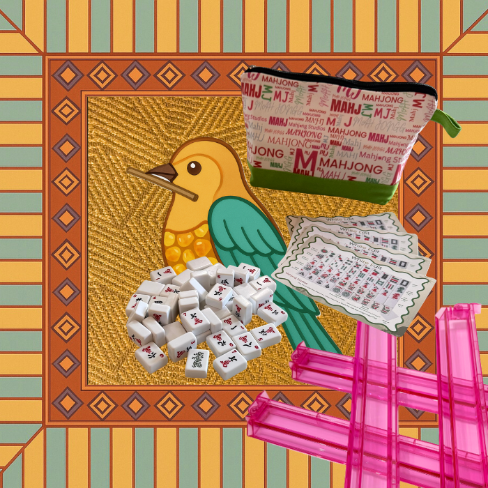 White Edit American Mahjong Tile Set Bundle (with Blanks)