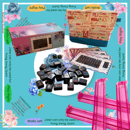 Neon Shadow American Mahjong Tile Set Bundle