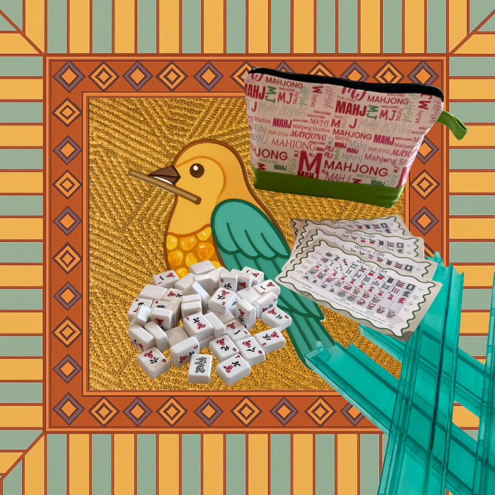 White Edit American Mahjong Tile Set Bundle (with Blanks)