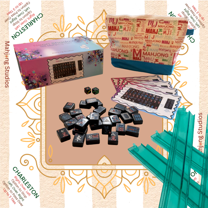 Neon Shadow American Mahjong Tile Set Bundle