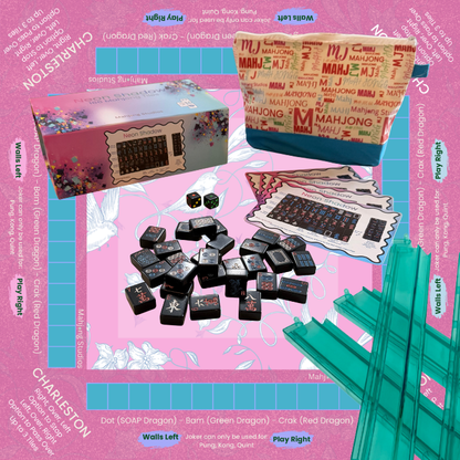 Neon Shadow American Mahjong Tile Set Bundle