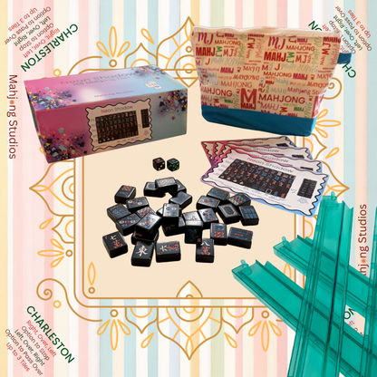 Neon Shadow American Mahjong Tile Set Bundle