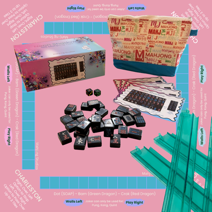Neon Shadow American Mahjong Tile Set Bundle