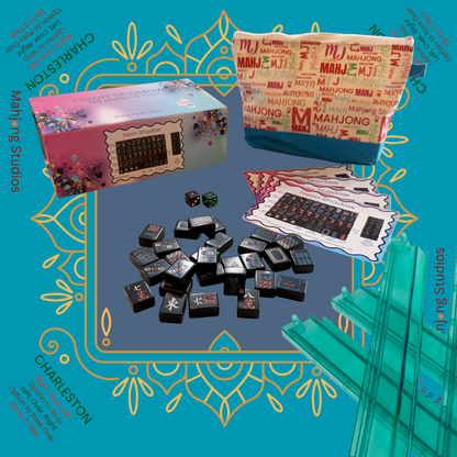 Neon Shadow American Mahjong Tile Set Bundle