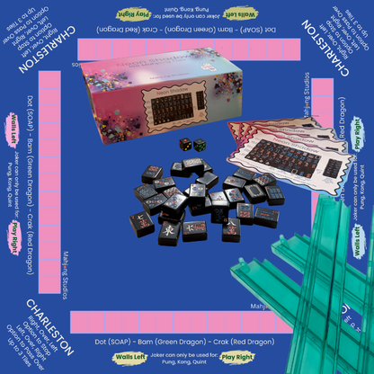 Neon Shadow American Mahjong Tile Set Bundle
