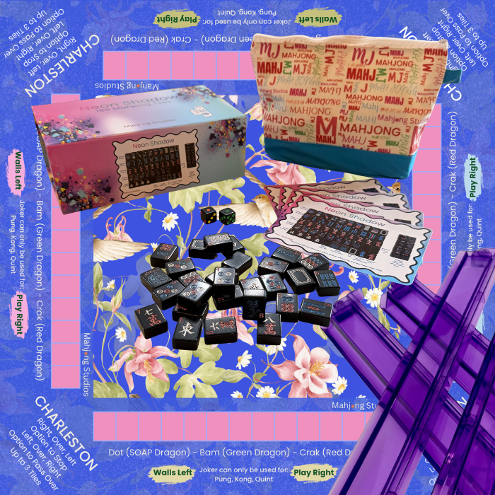 Neon Shadow American Mahjong Tile Set Bundle