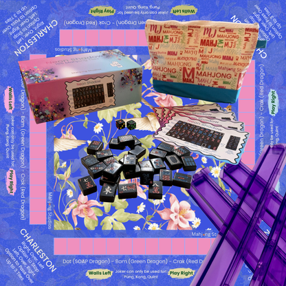 Neon Shadow American Mahjong Tile Set Bundle
