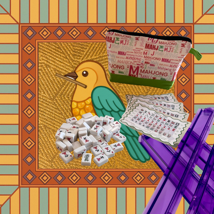 White Edit American Mahjong Tile Set Bundle (with Blanks)