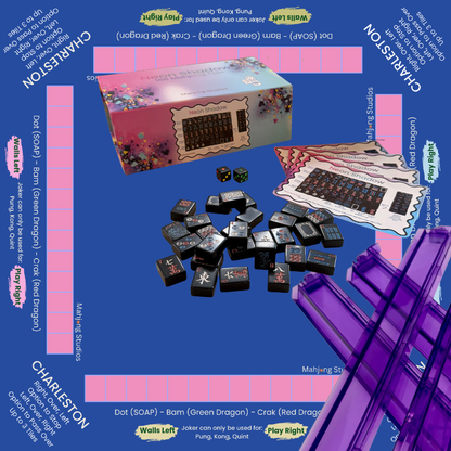 Neon Shadow American Mahjong Tile Set Bundle
