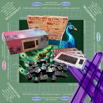 Neon Shadow American Mahjong Tile Set Bundle