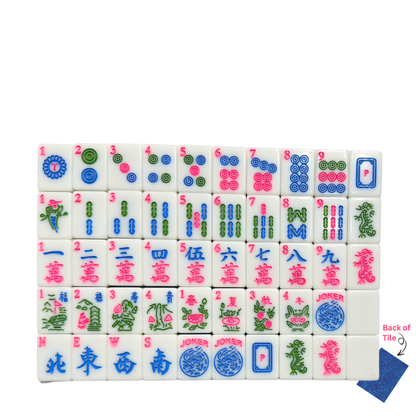 Royal Sparkle - Mahjong Tiles – American Mahjong Tile Set (166 Tiles) Royal Blue Sparkle