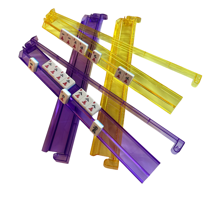 Mardi Gras Mahjong Rack & Attached Pusher Set