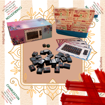 Neon Shadow American Mahjong Tile Set Bundle