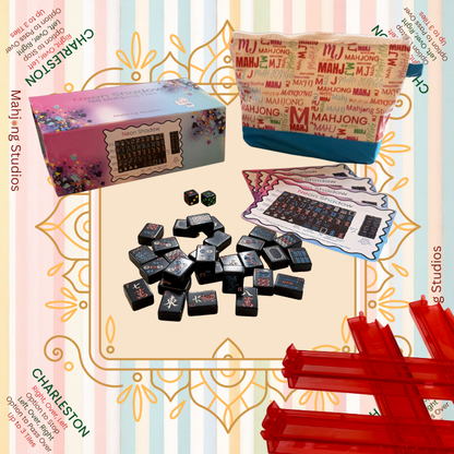 Neon Shadow American Mahjong Tile Set Bundle