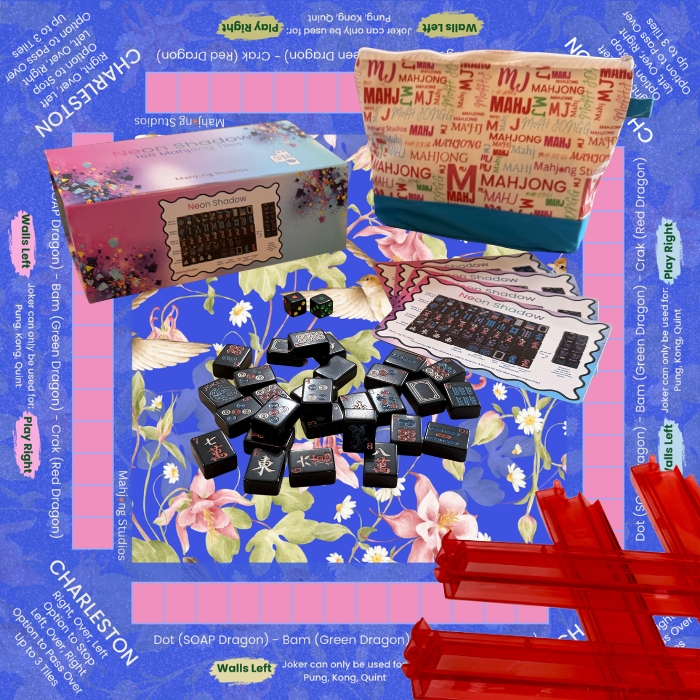 Neon Shadow American Mahjong Tile Set Bundle