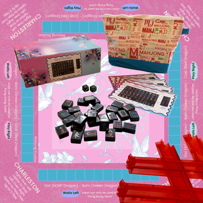 Neon Shadow American Mahjong Tile Set Bundle