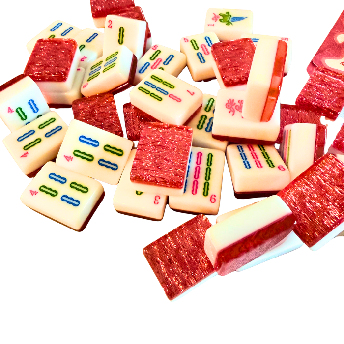 Glitter Sparkle - American Mahjong Tile Set (166 Tiles) Pink Bundle