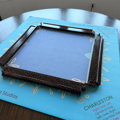 Midnight Luxe Mahjong Mat -  Ships Rolled - 33 x 33 PREORDER